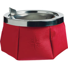 Marine Business Windproof Ashtray w/Lid - Red