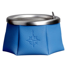Marine Business Windproof Ashtray w/Lid - Blue