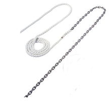 Maxwell 20' of 5/16 HT Chain Splice to 200' of 5/8 Nylon Brait Line