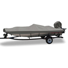 Carver Poly-Flex II Styled-to-Fit Boat Cover f/14.5' Open Jon Boats - Grey