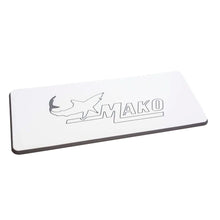 SeaDek 16" x 39" 20mm Dual Density Large Helm Pad White/Storm Grey Embossed Mako Logo - 406mm x 990 x 20mm