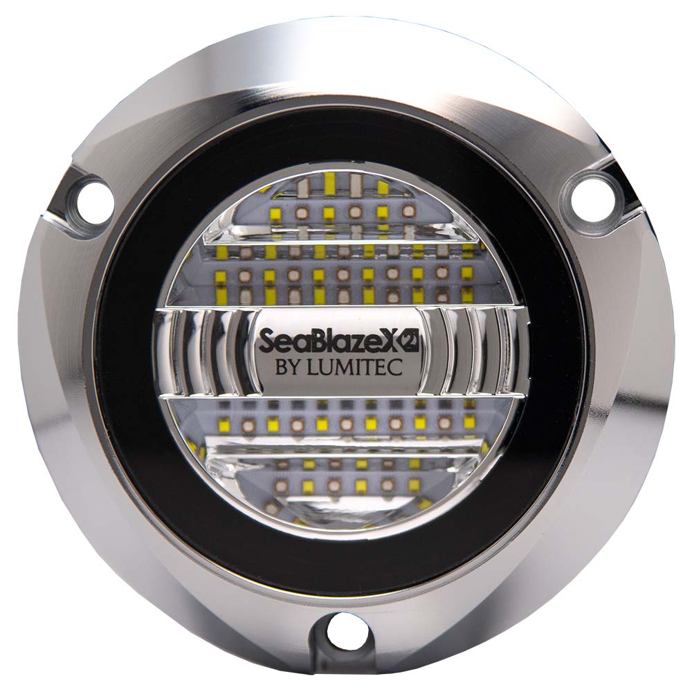 Lumitec SeaBlazeX 101141, LED Underwater Boat Light, Surface Mount, White / Blue Non-Dimming, White Non-Dimming, Blue Non-Dimming, Cross Fade, Strobe - Foto 4