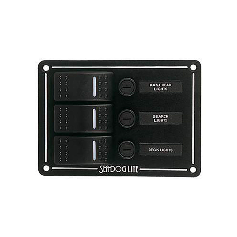 Sea-Dog Switch Panel 3 Circuit | Electrical | Electrical Panels | NVN