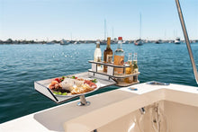 Magma Square Double Stack Side Caddy Party Table