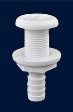 Attwood White Plastic Thru-Hull Fitting - 5/8" Inner Diameter