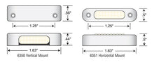 Attwood Blue LED Micro Light w/Stainless Steel Bezel & Vertical Mount