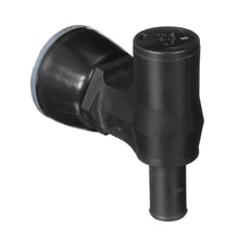 Attwood 90° P-Trap Fuel Tank Vent - Flush Mount - Black w/Stainless Steel Vent Head