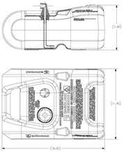 Attwood Portable Fuel Tank - 3 Gallon w/Gauge