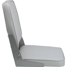 Attwood Swivl-Eze Low Back Padded Flip Seat - Grey