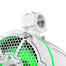 DS18 HYDRO 10" Neodymium Marine Towers w/Built-In Passive Radiator, 1" Driver & RGB LED Lights - 900W - White