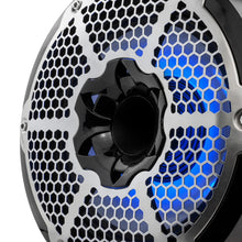 DS18 HYDRO 10" Neodymium Marine Towers w/Built-In Passive Radiator, 1" Driver & RGB LED Lights - 900W - Red