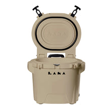Laka Coolers 30 Qt Cooler with Telescoping Handle & Wheels - Tan