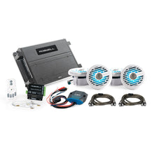 Roswell R1 6.5" Marine Audio Package w/RGB Remote & Controller - White