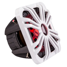 KICKER 12" Square Subwoofer Grille f/11S12L7 & 44L7S12 - White, LED Lighting
