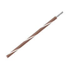 Pacer 16 AWG UL Striped Marine Wire - Brown w/White Stripe - 600 Voltage Rating