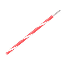 Pacer 14 AWG Gauge Striped Marine Wire 500' Spool - Red w/White Stripe