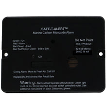 Safe-T-Alert 62 Series Marine Carbon Monoxide Alarm - 24V Flush Mount - Black