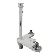 Seaview Triple Mount Adapter w/C5 Certified LED Light 12" Post & Threaded 1"-14 Thread Bases f/GPS Units