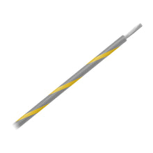 Pacer 14 AWG Gauge Striped Marine Wire 500' Spool - Grey w/Yellow Stripe