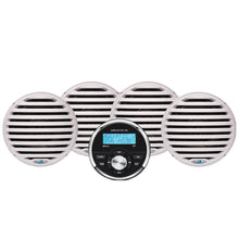 Aquatic AV Economy Gauge Stereo/Speakers Kit - White
