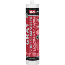 SEM 2-IN-1 Seam Sealer - 9.5oz Tube - Grey