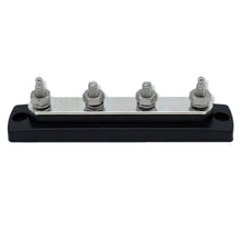Bluewater Common Stud Busbar 4 Gang - Black
