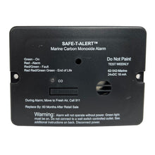 Safe-T-Alert 62 Series Carbon Monoxide Alarm - 24V Flush Mount - Black w/Relay