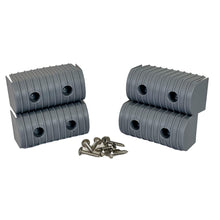 Caliber BunkWrap End Cap 2x4" Grey Accessory Kit w/Stainless Steel Hardware *4-Pack