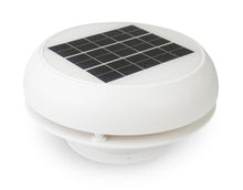4 Day/Night Solar Vent, White