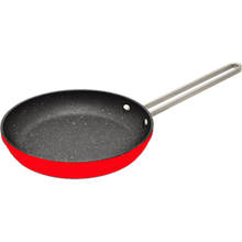 The Rock 6.5 Fry Pan w/ SS Handle, Red