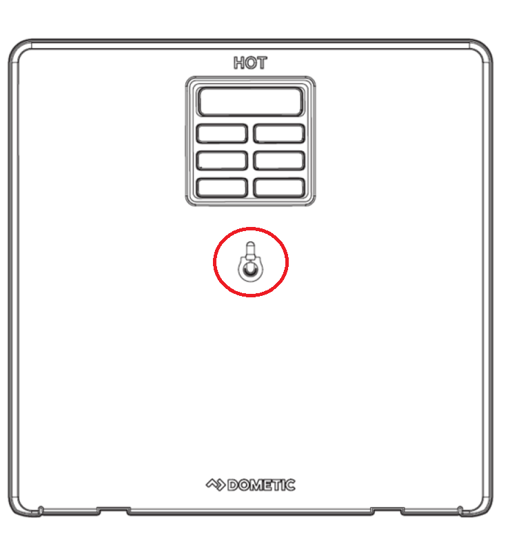 Dometic 94010 Water Heater Access Door Hot Water Heaters NVN Marine