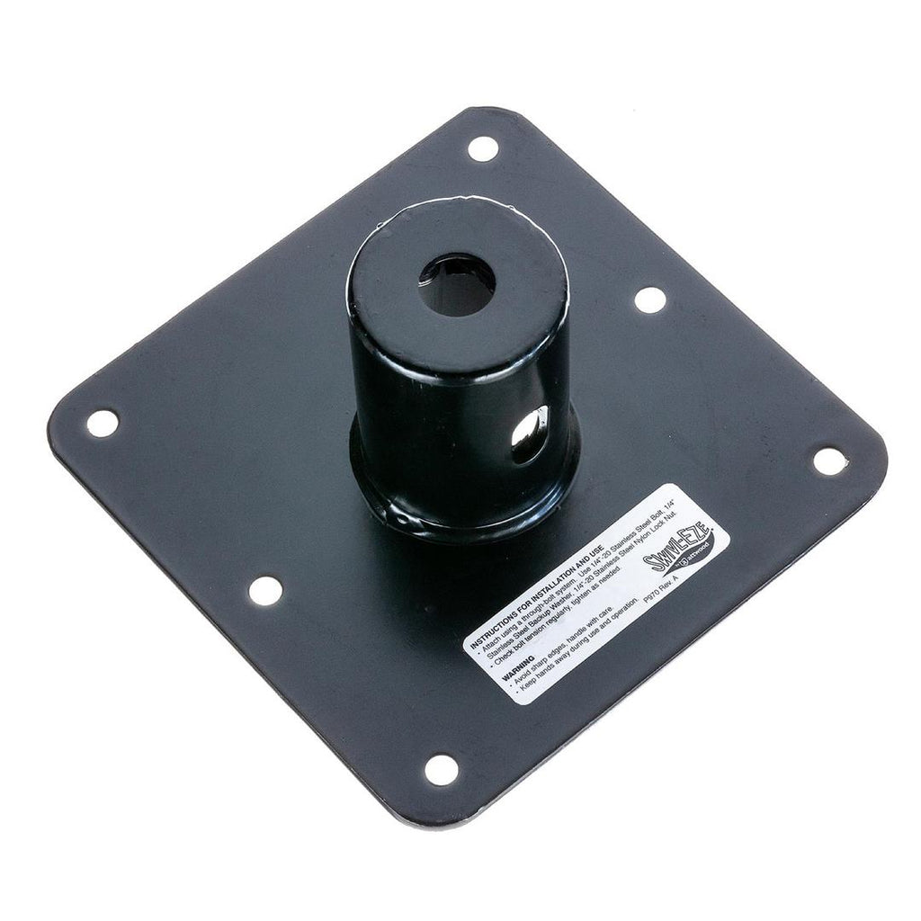 Base Girevole Per Sedile Barca Attwood - In Alluminio, Nero, Adatta A Maggior Parte Dei Sedili - Foto 2