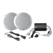 Poly-Planar MP3-KIT4-W - 3.5 plug, MA4055W Speaker + ME60 Amp Kit