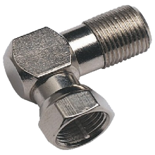 Glomex Marine Antennas V9146 - 90° Male to Female "F" Adapter