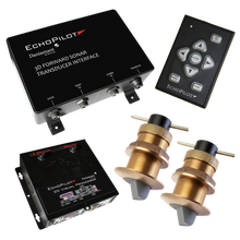Echopilot FLS3D-10S - FLS-3D with 2 Pro Transducers, 10" Steel Housing
