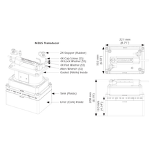 Airmar M265C-LH-12G - M265 Low-High Chirp, 1kW, Garmin 12-Pin, DO