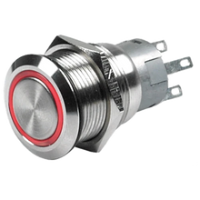 CZone 80-911-0060-00 - Push Button Momentary (ON) OFF, 3.3V, Red