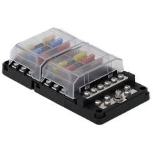 Egis Mobile Electric 8026B - RT Fuse Block 12 Pos w/Ground & LED Indication
