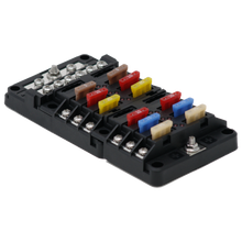 Egis Mobile Electric 8026B - RT Fuse Block 12 Pos w/Ground & LED Indication
