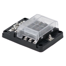 Egis Mobile Electric 8025B - RT Fuse Block 6 Pos w/Ground & LED Indication