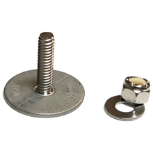 Weld Mount 1420-16SS - S/S 1/4-20 Stud, 1.00" Tall, 1.25" Base