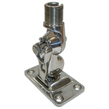 Glomex Marine Antennas RA107SS - Stainless Deck Mount (Thumb Lock)