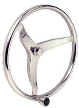Seachoice 28531 Stainless Steel Sports Steering Wheel With Turning Knob