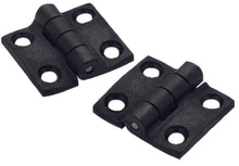 Seachoice 33891 Butt Hinge, 1-1/2" x1-3/8 Black Nylon , Pair