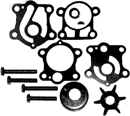 Sierra 18-3494, Water Pump Repair Kit Without HSG, Replaces Yamaha 6CJ W0078 00 Felix Ommo33069 20240206 114701 197214