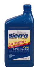Sierra 18-9540-2 95402 Fully Synthetic TC-W3 2-Stroke Outboard Oil, Qt.