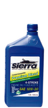 Sierra 18-9420CAT-7 9420CAT7 4-Stroke Mineral Forumulation Marine Outboard Engine Oil, 10W-30, 55 Gal Drum
