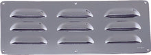 Perko 033509ADP Louver Vent, Chrome Brass, 11" x 3-1/2"