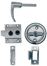 Perko 1280DP0CHR Flush Cup Rim Latch Set, w/Flush Strike, 3/4" - 1-1/8" Door