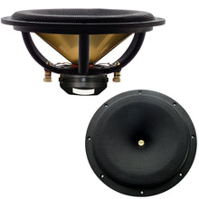 DC GOLD AUDIO N9.5C 9.5" Classic Series Speaker - Black - 8 OHM